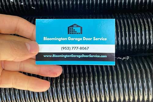 Bloomington Garage Door Spring Repair